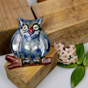 Sowa ceramiczna Wszechwiedząca