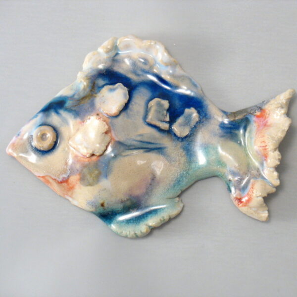 Ryba ceramiczna pastelowa,