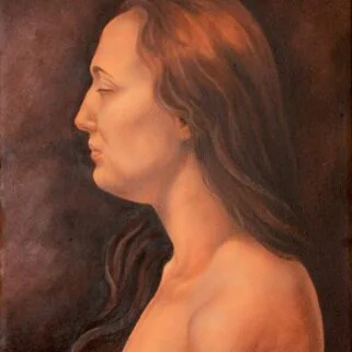 Portret kobiety - Olej na płótnie -  Arkadiusz Gieniusz 