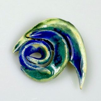 Broszka ceramiczna Wiosenny Wietrzyk