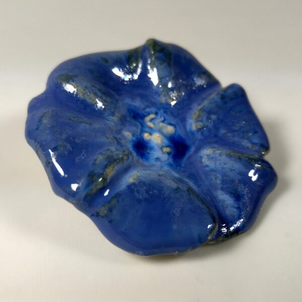 Broszka ceramiczna - Niebieski Sen