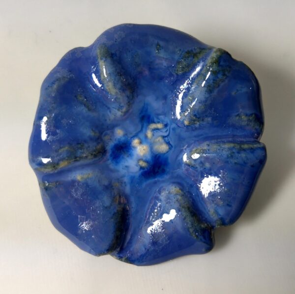 Broszka ceramiczna - Niebieski Sen