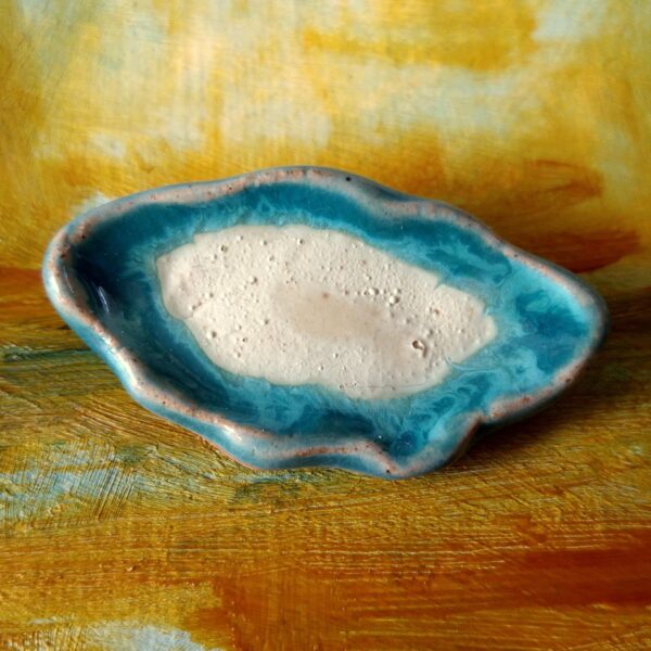 Broszka ceramiczna - Mała Wyspa