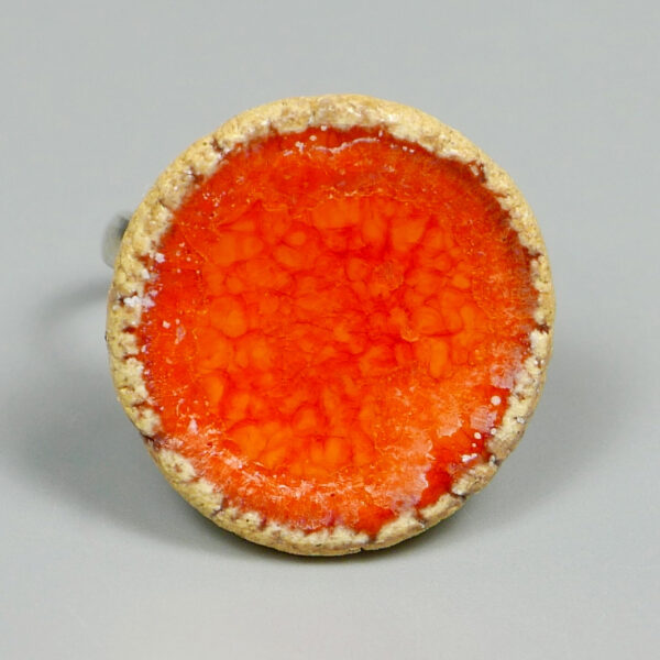 Pierścionek ceramiczny Sok Pomarańczowy