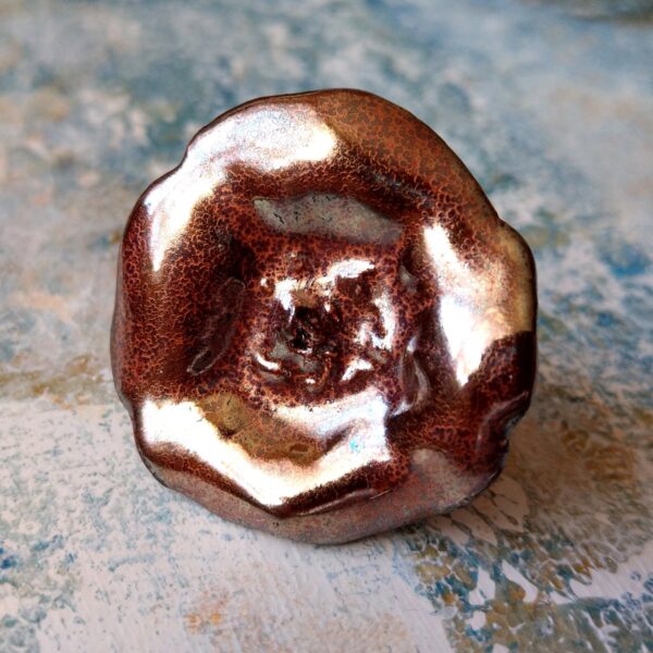 Pierścionek ceramiczny - Metaliczny Blask