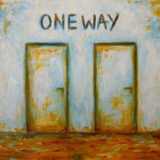 One Way - Olej na płótnie – Dorota Waberska