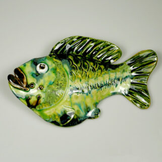 Ryba ceramiczna Zamyślona, dekoracja marynistyczna