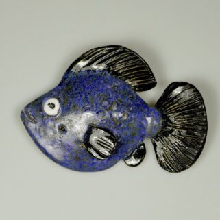 Ryba ceramiczna Chmurna, prezent dla akwarysty