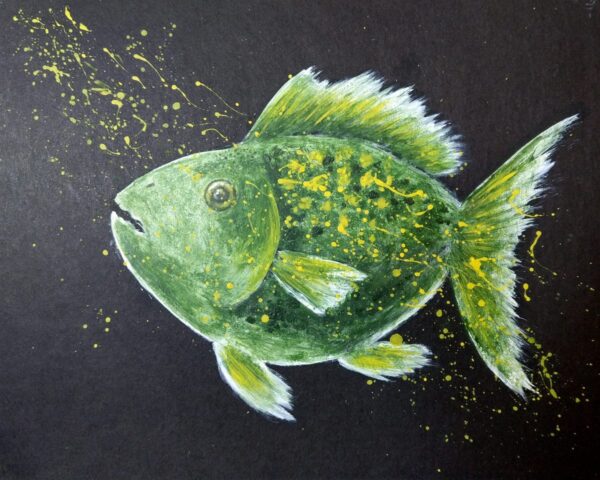 Rybia Piękność - obraz akrylowy