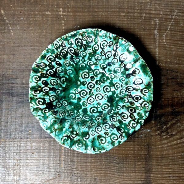 Zielona miseczka ceramiczna
