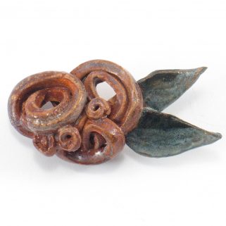Broszka ceramiczna Bukiet
