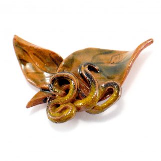 Broszka ceramiczna Ruda