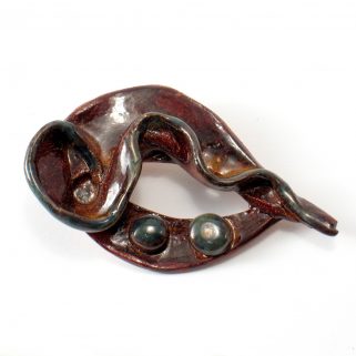 Broszka ceramiczna Galaktyka