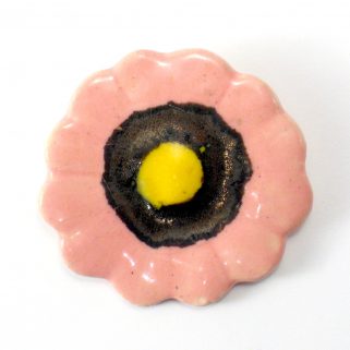 Broszka ceramiczna Anemon
