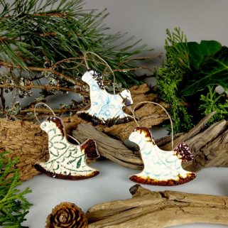 Ceramiczne koniki koronkowe