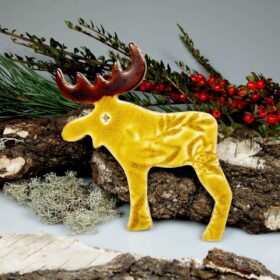 Renifer Mikołaja bożonarodzeniowa dekoracja