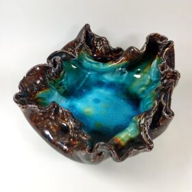 Miska ceramiczna - Nieznany Akwen, ręcznie lepiona