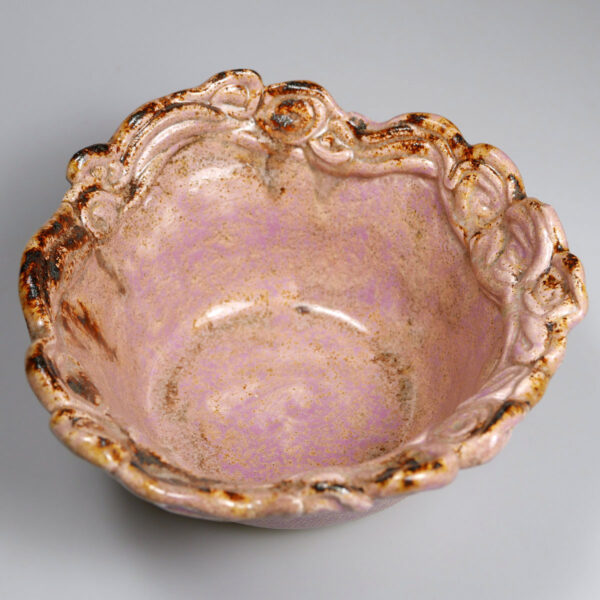 Miseczka ceramiczna różowa, ręcznie robiona