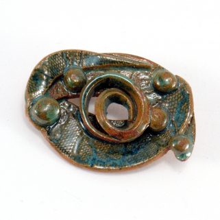 Broszka ceramiczna Wyspy