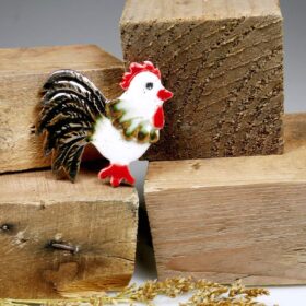 Kogucik ceramiczny Elegancki zawieszka na ścianę