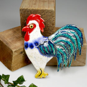 Kogut ceramiczny Dumny zawieszka na ścianę