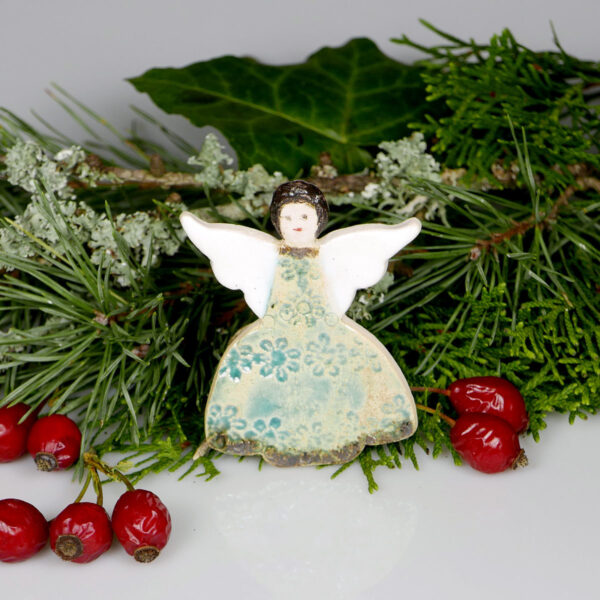 Aniołek dekoracja choinkowa