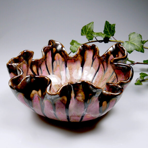 Miska ceramiczna różowa