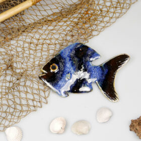 Rybka ceramiczna Tajemnicza z Oceanu, do zawieszenia na ścianie