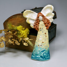 Aniołek ceramiczny Plażowy