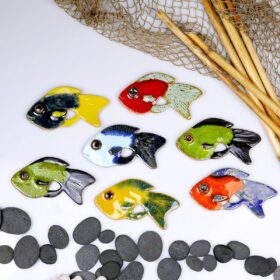 Kolorowa welonka ceramiczna na magnes