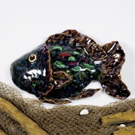 Ryba ceramiczna Potężna dekoracja na ścianę