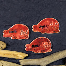 Foka z Gdyni magnes ceramiczny