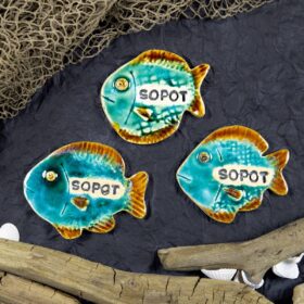 Rybka z Sopotu dekoracja lodówki