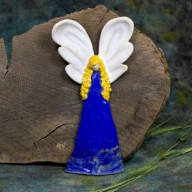 Ceramiczny Anioł Niebieskich Przestrzeni