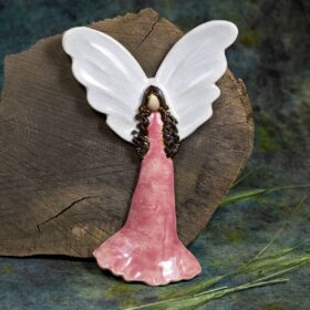 Ceramiczny Anioł Romantycznej Miłości